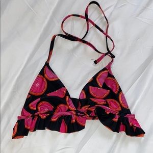 Halter swim top